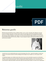 Mahatma Gandhi: - by Avaneeh Mannava