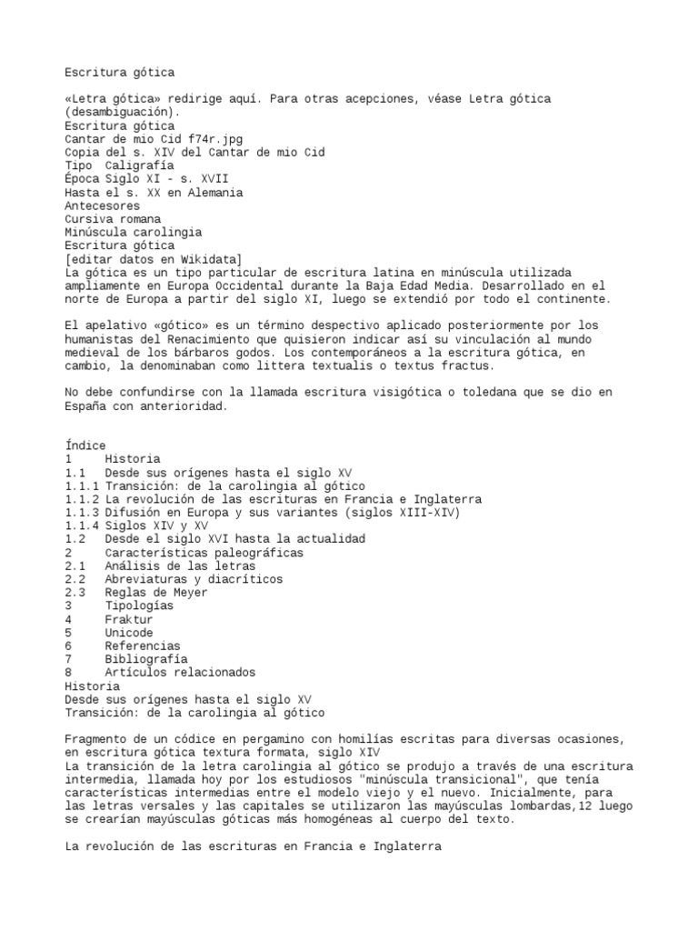 Escritura Gótica | PDF | Arquitectura gótica | Alemania, image size:768x1024