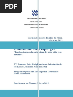 Síndrome de Asperger. Implicaciones