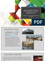 Architectural Design-Vi: Literature Study On Shopping Mall With Multiplex