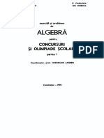 Probleme de Algebra Pt Concursuri Si Olimpiade (I) - A. Andrei Et Al (1990)