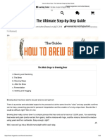 How To Brew Beer - The Ultimate Step-by-Step Guide