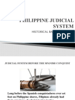 Philippine Judicial System: Historical Background