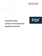 PureTech PO AP Period Close Steps