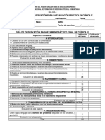 MIC-028-4 Modelo de Evaluacion Práctica Clinica IV