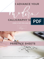 how to advance your modern calligraphy skills