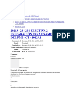 2S - 2B - ELECTIVA 2 Preparación para Examen PMP DEL PMI - CT - 1012A1