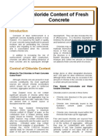 Chloride Content of Fresh Concrete