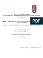 CURVAS CARACTERÍSTICAS DEL TRANSISTOR (DIVISOR DE VOLTAJE)
