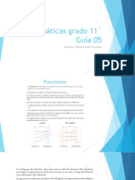 Matemáticas Grado 11° Guia 05