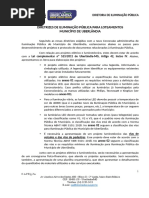 Diretrizes de Loteamento - Iluminação Publica Uberlândia