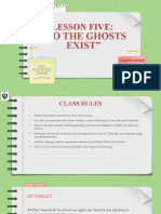 Lesson Five Do The Ghosts Exist