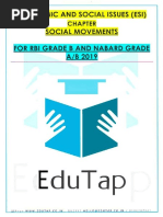 Economic and Social Issues (Esi) Social Movements For Rbi Grade B and Nabard Grade A/B 201