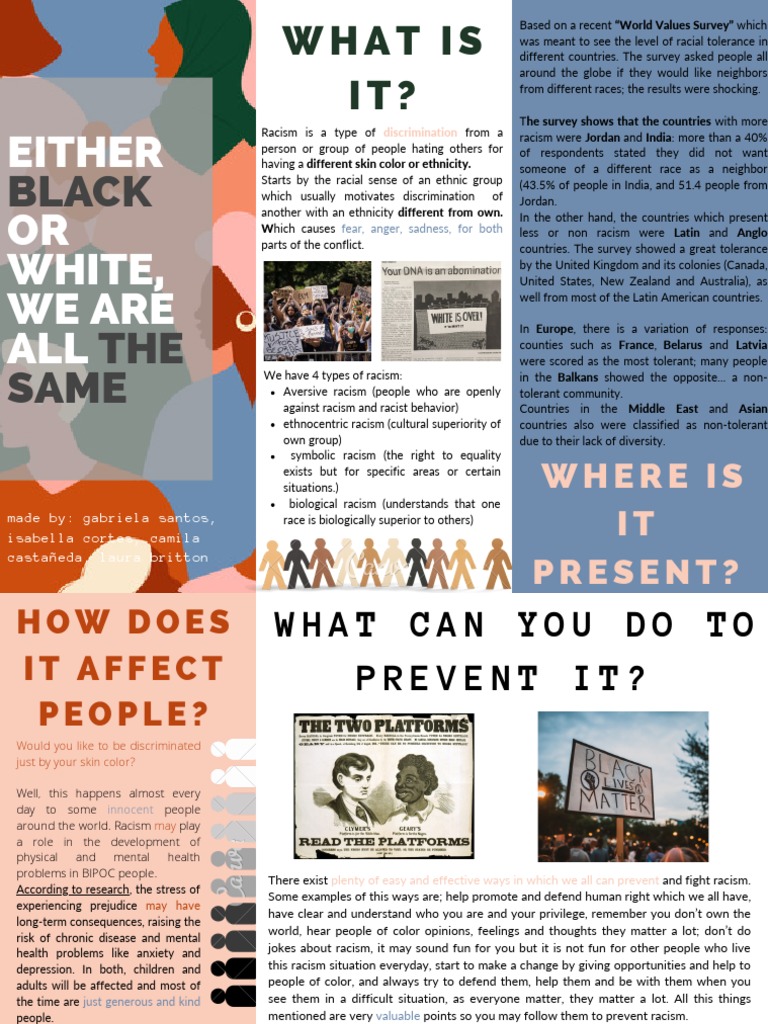 Understanding and Combating Racism | PDF | Racism | Discrimination ...