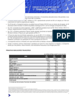 Press Release Do Resultado Da Embraer Do 1t21