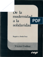 Codina Victor - De La Modernidad a La Solidaridad