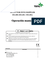 Detector Fetal FD-490 Manual