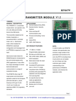 Rfm67w Ism Transmitter Module v1.2