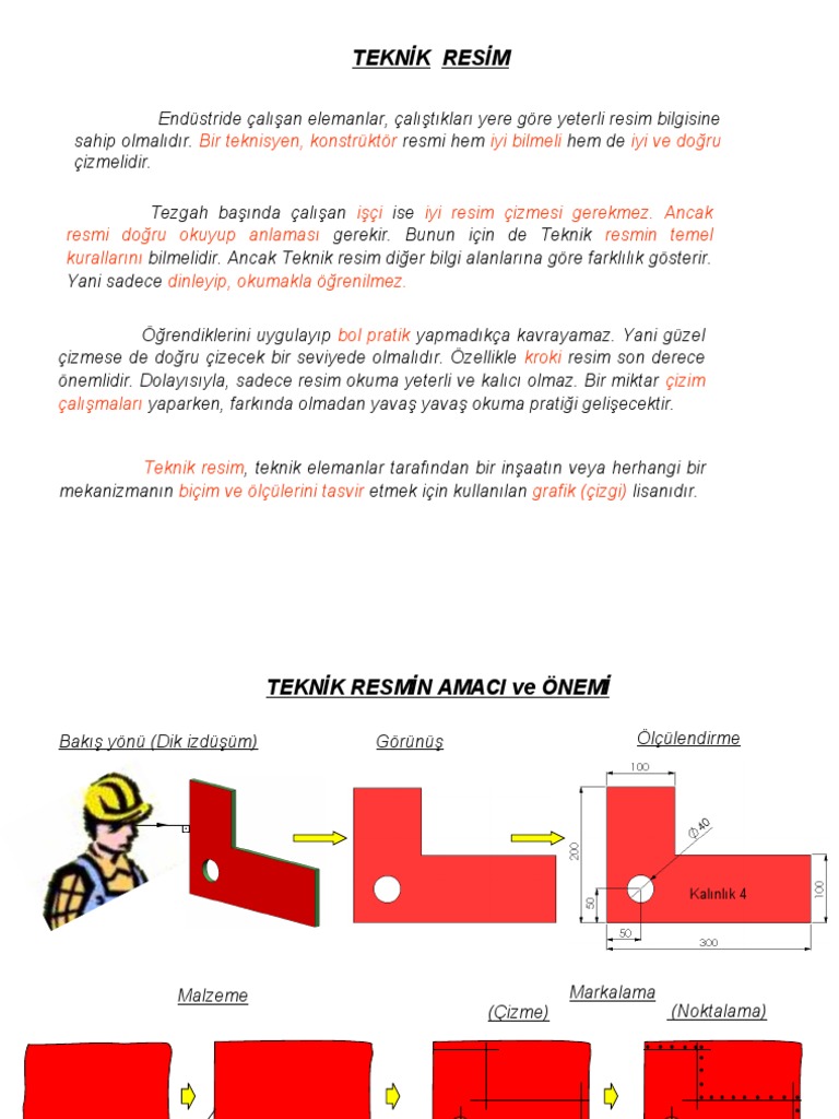 Teknik Resim | PDF