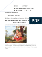 Pranams To My Gurus 16-04-2019 - : Swami RAGHAVENDRA & Sir Thamos Munroe