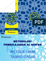 Metode Pembelajaran Al Qur'an Ummi Tajwid