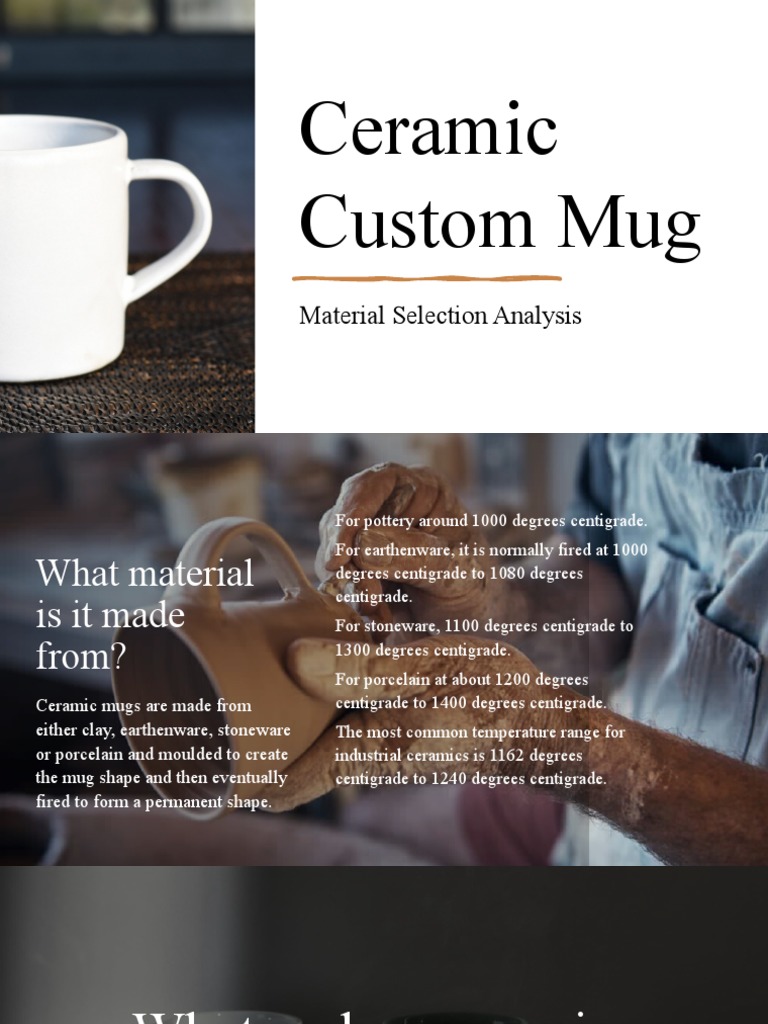 Ceramic Mug Manufacturing Process | PDF | Mug | Pottery