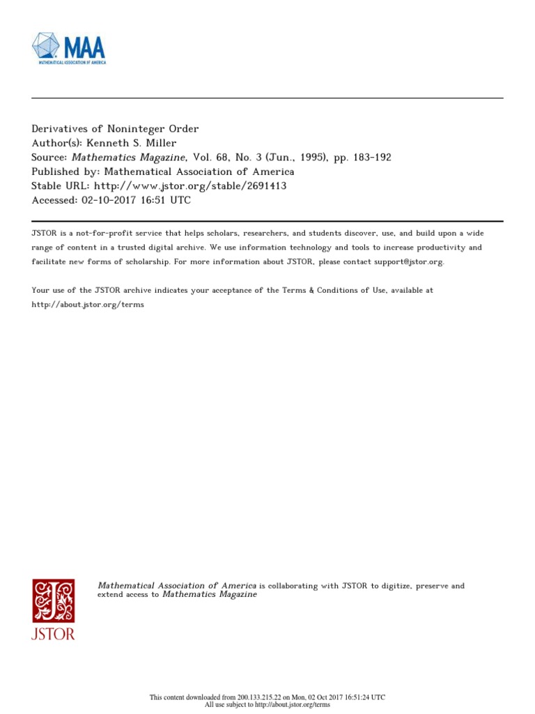 Fractional Differential Equations Pdf Equations Function