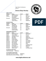 2010-11 All-Conference Boys Hockey: First Team