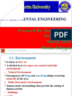 Environmental Engineering: Prepared By: Inst. Ibsa.F & Inst - Regasa .Y March, 2018, Mettu, Ethiopia