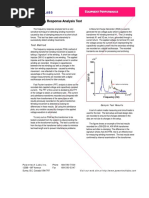 Frequency Response Analysis Test