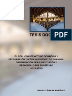 Tesis Doctoral - Organizacion Del Curriculo CSM Granada - Des