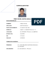 Curriculum Vitae Fredy Santos Angulo