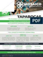 Ficha Tecnica Tapabocas Reutilizable - CONVEXO - DOS PLIEGUES