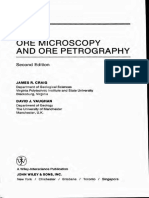 Ore Microscopy by Craig and Vaughan