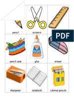 Memory Game School Objects 2