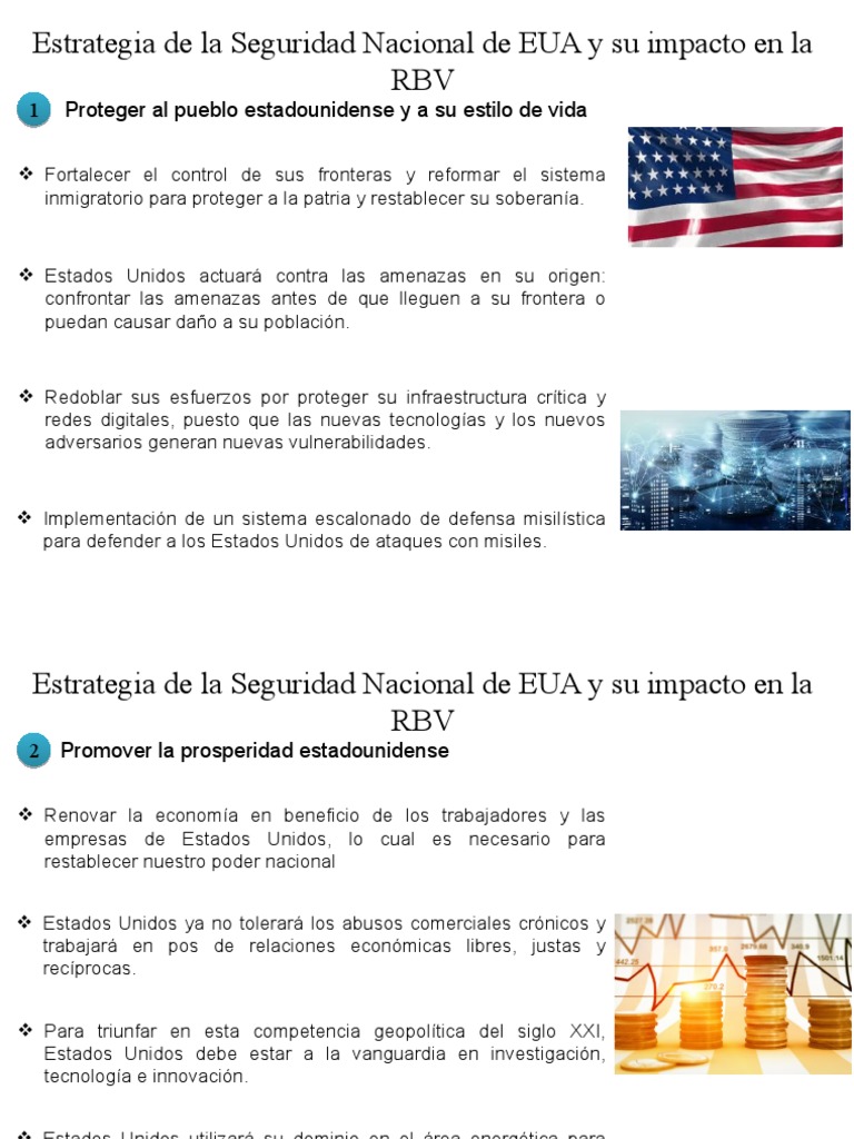 Estrategia de Seguridad Nacional de EUA | PDF | Los Estados Unidos ...