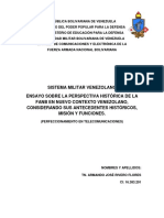 Sistema Militar Venezolano 1er Trabajo