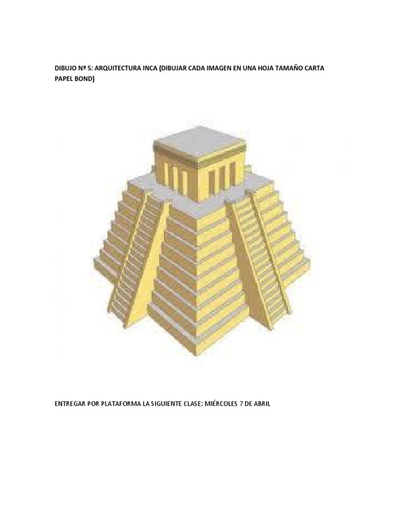 Dibujo #5 Arquitectura Inca | PDF