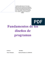 Fundamentos de Los Diseños de Programas