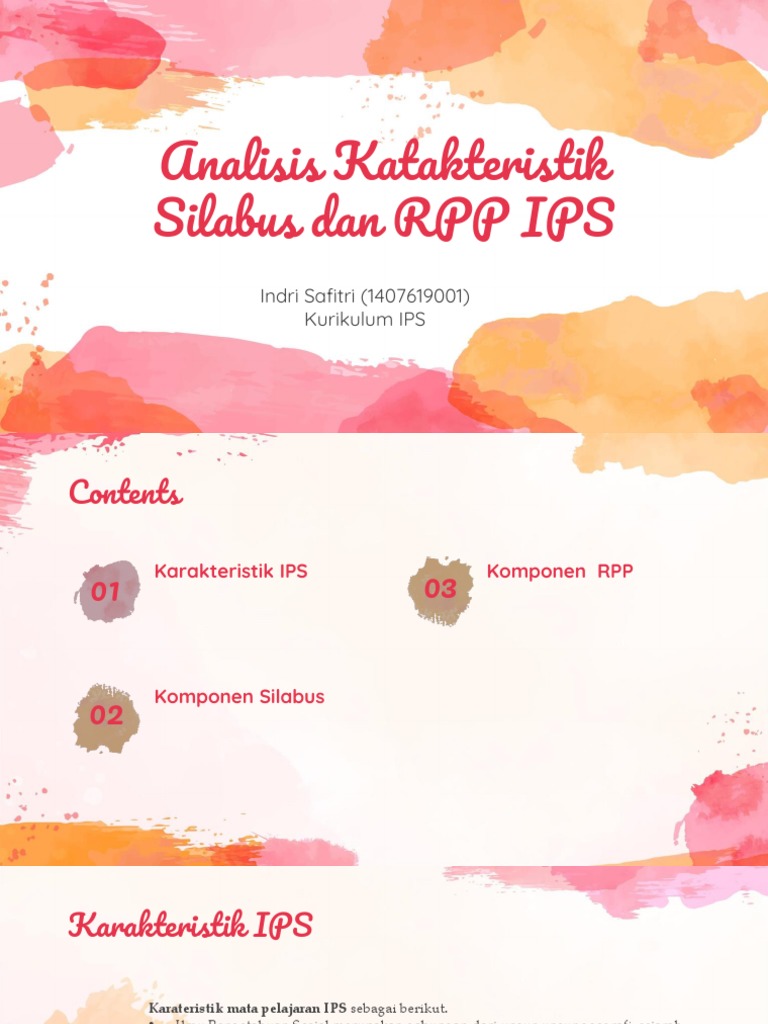 Analisis Silabus dan RPP IPS SMP | PDF | Sains & Matematika