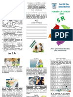 Folleto Feria de La Ciencia 5R 2020