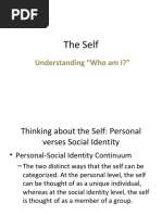 The Self: Understanding "Who Am I?"