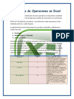 Jerarquía de Operaciones en Excel