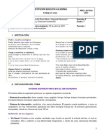 Guia #5. Sistema Respiratorio Humano y Enfermedades