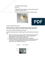 Actividad de Preparación y Propiedades Químicas Del Acetileno