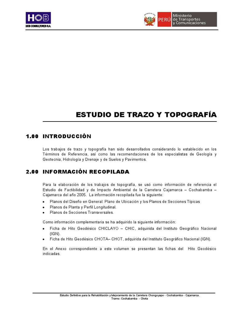 3.0 Trazo y Topografía_T3 PDF Topografía Geografía