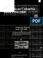 Violencia en Colombia Entre 1950 - 2000 - 1