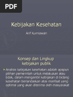 Download kebijakan kesehatan by Dadang Pasaribu SN50566226 doc pdf