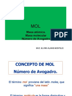 Mol, Masa Molar, No Avogadro Teams