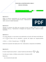 Ejercicios Sustentación Tarea 3